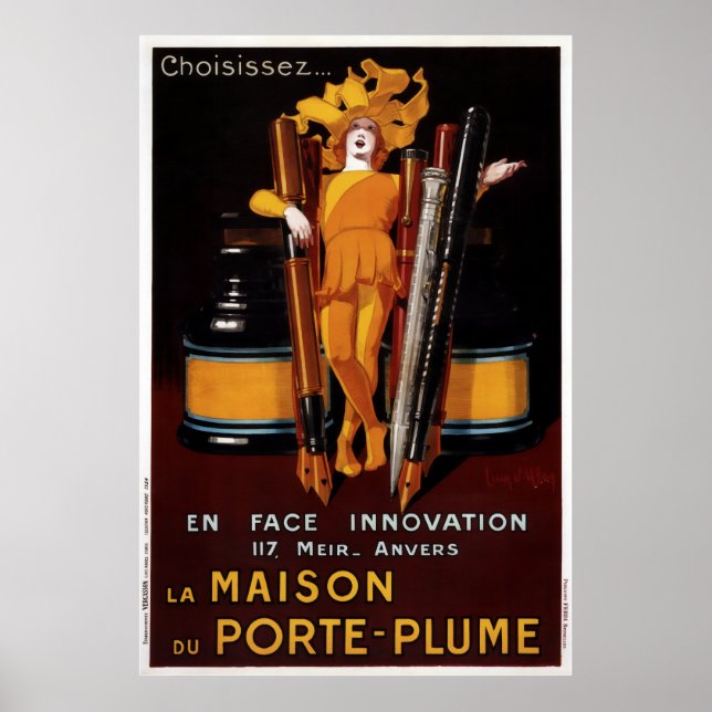 1924 Jean D'ylen -la Maison Du Porte-plume Poster (Front)