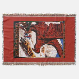1924 Olympic Winter Games Poster Throw Blanket