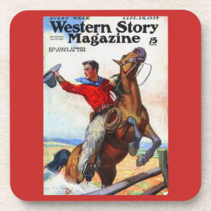 1924 Western Story magazine cover Coaster