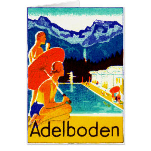 1925 Adelboden Switzerland Poster
