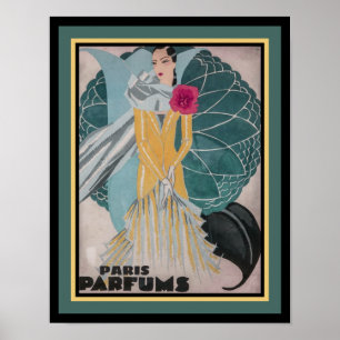 1925 Art Deco Paris Perfume Poster