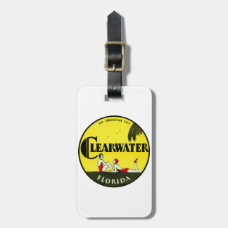 1925 Clearwater Florida Luggage Tag