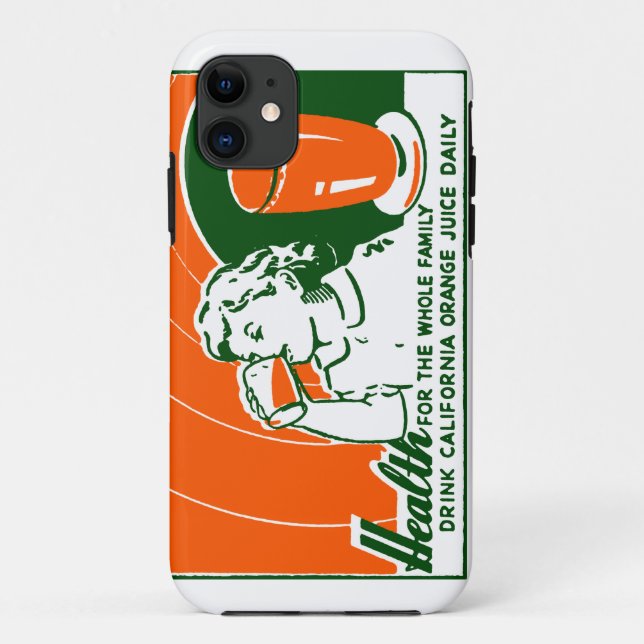 1925 Drink Orange Juice Case-Mate iPhone Case (Back)