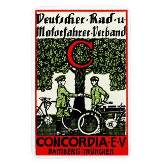 1925 German Bicycle and Motorcycle Club Magnet