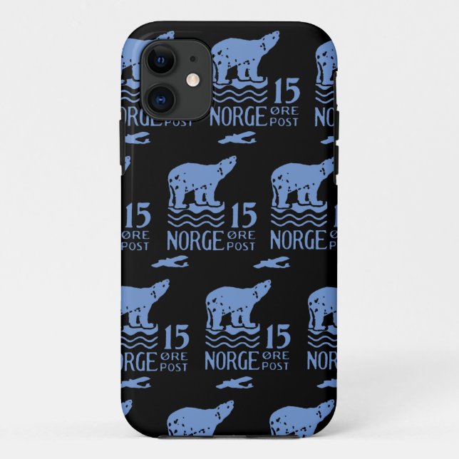 1925 Norwegian Polar Bear Case-Mate iPhone Case (Back)