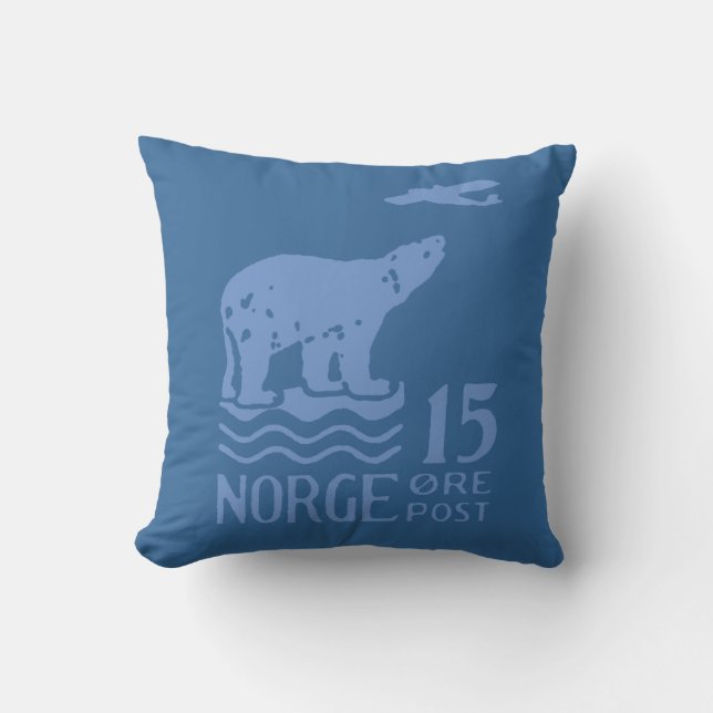 1925 Norwegian Polar Bear Cushion (Front)
