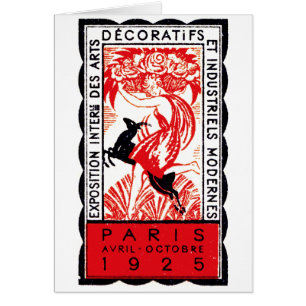 1925 Paris Art Deco Poster