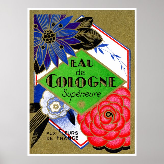1925 Superieure Flowers of France perfume Poster (Front)
