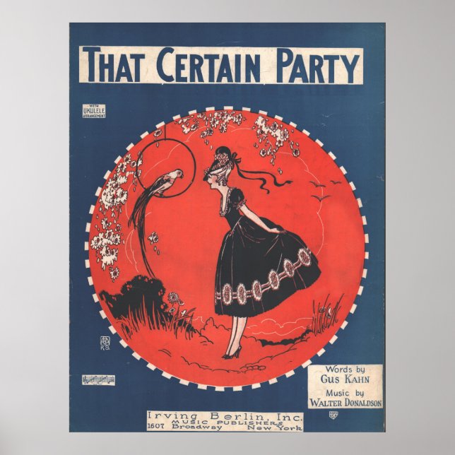 1925 THAT CERTAIN PARTY POSTER (Front)