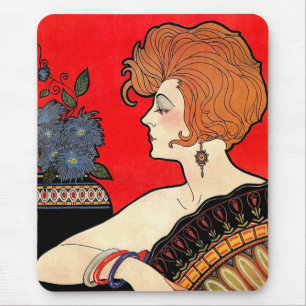 1925 woman mouse mat