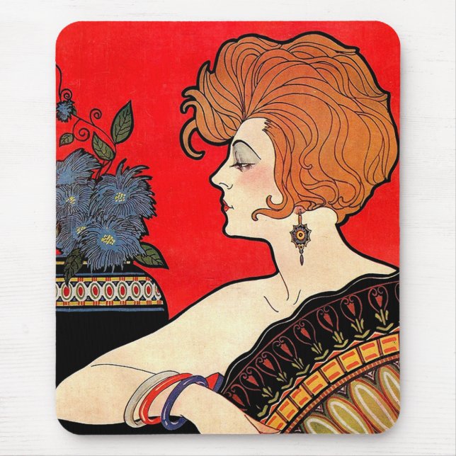 1925 woman mouse mat (Front)