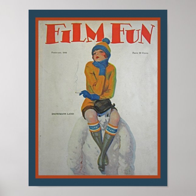 1926 Film Fun Snowman's Land Poster (Front)