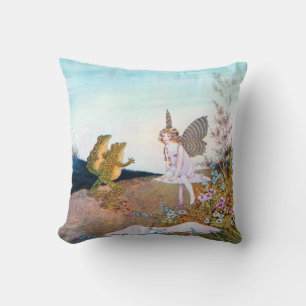 1926 Frogs and Fairy Cushion