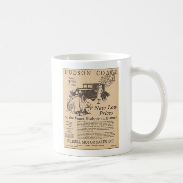 1926 Hudson Coach auto advertisement Coffee Mug (Right)