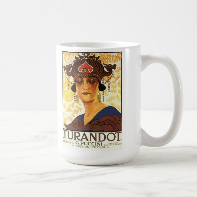 1926 Puccini Poster Mug (Right)
