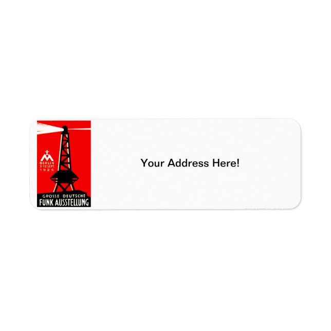 1926 Radio + Broadcasting Poster (Front)