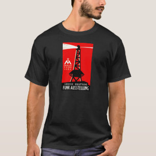 1926 Radio + Broadcasting Poster T-Shirt