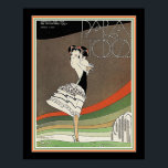 1927 Art Deco Para Todas Poster<br><div class="desc">Para Todas,  November 1927 Art Deco magazine cover by J. Carlos</div>