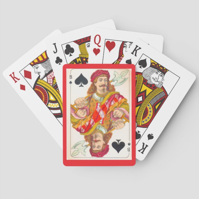 "1927 Dutch Spade" Playing Cards (Back)