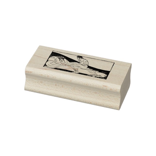 1927 Illustration Wooden stamp (Stamp)