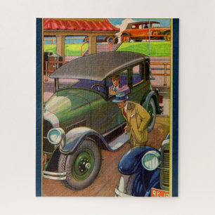 1927 Kelly-Springfield tire ad Jigsaw Puzzle