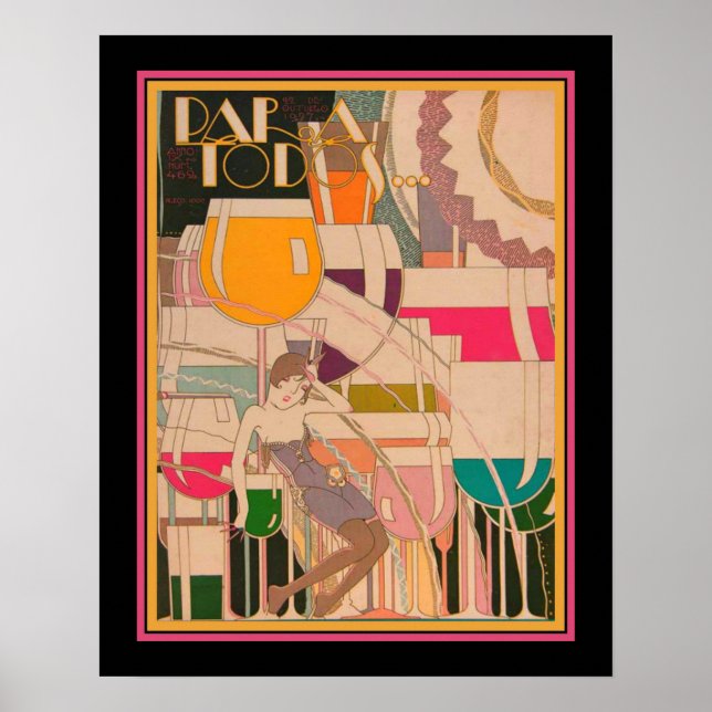 1927 Para Todos Art Deco Poster (Front)