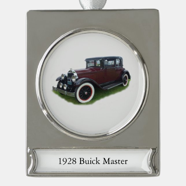 1928 Buick Master banner ornament (Front)