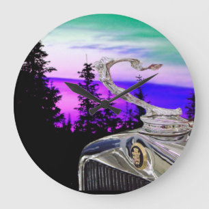 1928 Cadillac Town Car   Large Clock