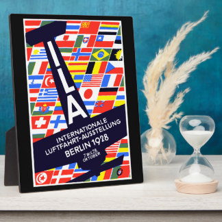 1928 International Air Show Plaque