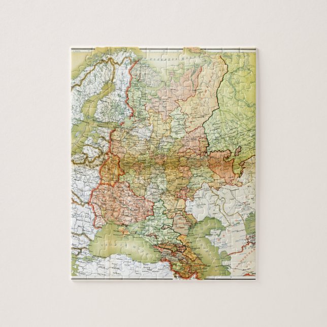 1928 Map of Old Soviet Union USSR Russia Jigsaw Puzzle (Vertical)