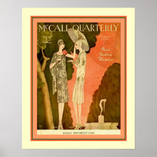 1928 McCall Deco Magazine Cover 16x20 Poster