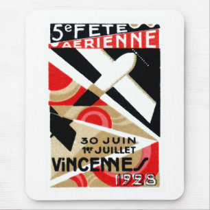1928 Paris Air Show Mouse Mat
