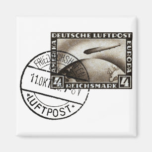 1928 Zepplin Airmail Magnet