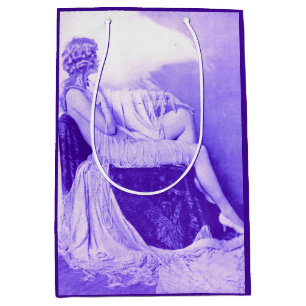  1928 Ziegfeld girl print Medium Gift Bag