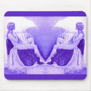 1928 Ziegfeld girl times two Mouse Mat