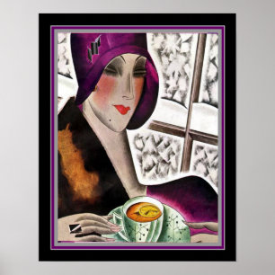 1929 Art Deco Print by Helen Dryden 16 x 20