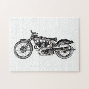 1929 Brough Superior Motorcycle Jigsaw Puzzle