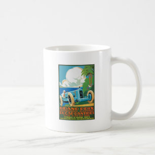 1929 Cap D'Antibes Grand Prix Racing Poster Coffee Mug