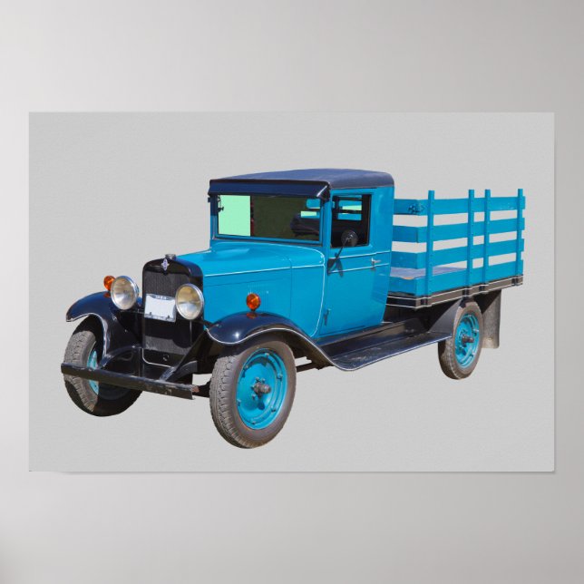 1929 Chevy 1 Tonne Stake Body Truck Poster (Front)