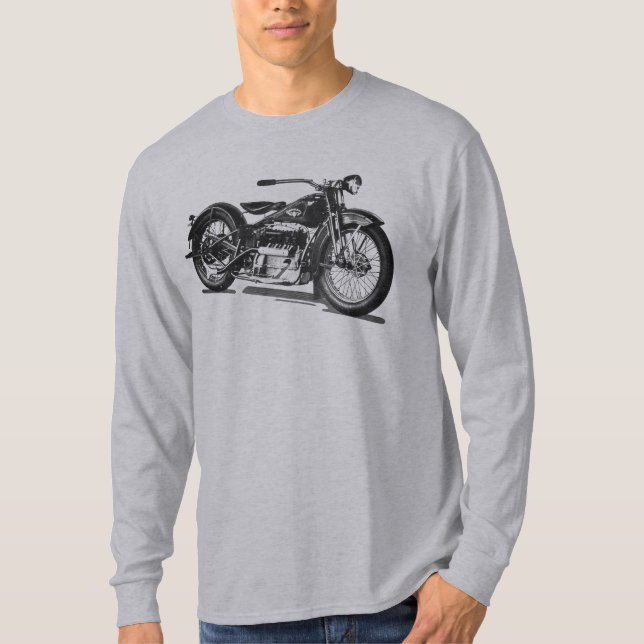 1929 Cleveland motorcycle T-Shirt (Front)