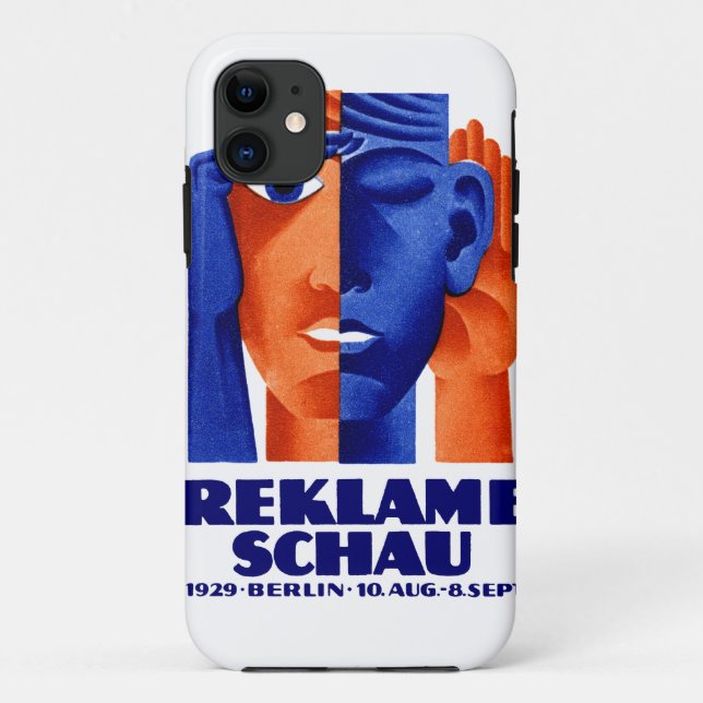 1929 German Advertising Exposition Case-Mate iPhone Case (Back)