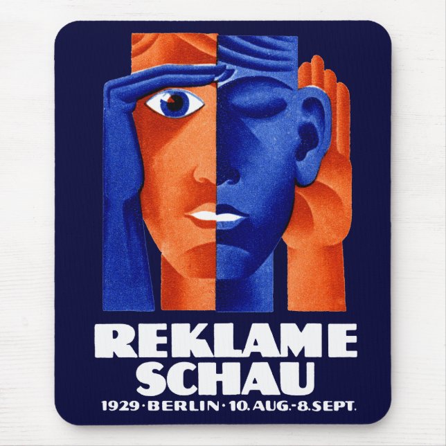 1929 German Advertising Exposition Mouse Mat (Front)