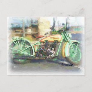 1929 Harley Postcard