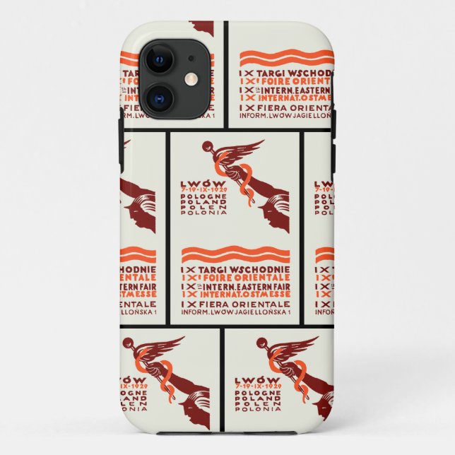 1929 Lwow Eastern International Fair Case-Mate iPhone Case (Back)