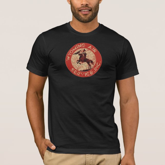 1930 Distressed Wyoming Air Service Tee (Front)
