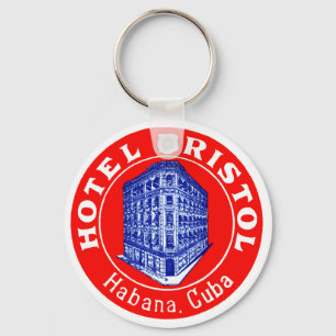 1930 Hotel Bristol Cuba Key Ring
