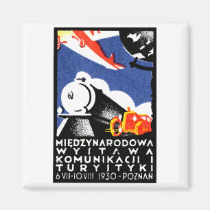 1930 Poznan Expo Poster Magnet