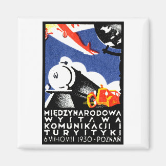 1930 Poznan Expo Poster Magnet