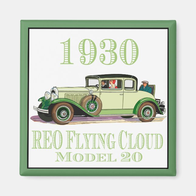 1930 REO Flying Cloud Model 20 Magnet (Front)