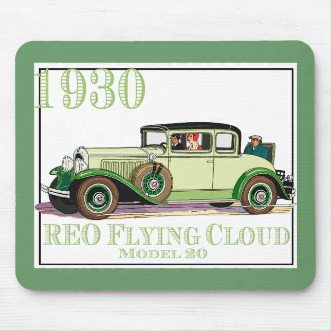 1930 REO Flying Cloud Model 20 Mouse Mat (Front)